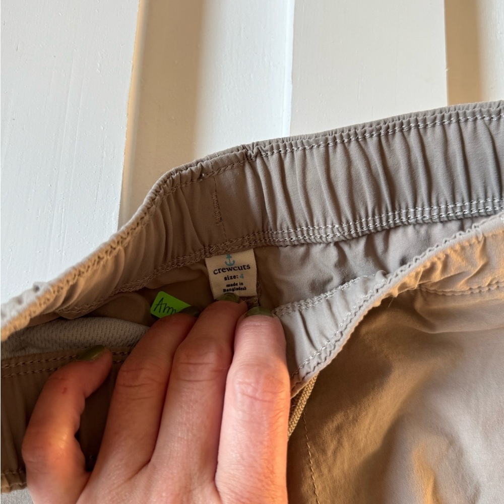 Crewcuts Tan Performance Pull on Pants for Boys - Picture 2 of 3